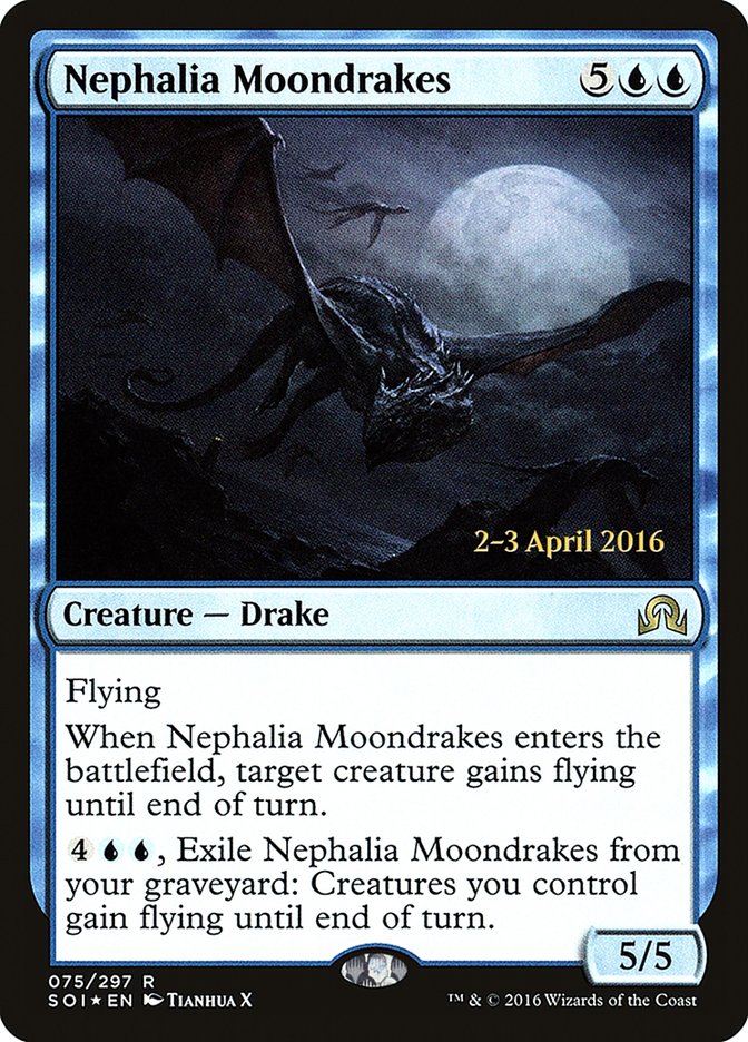 Nephalia Moondrakes [Shadows over Innistrad Promos] | Good Games Adelaide SA