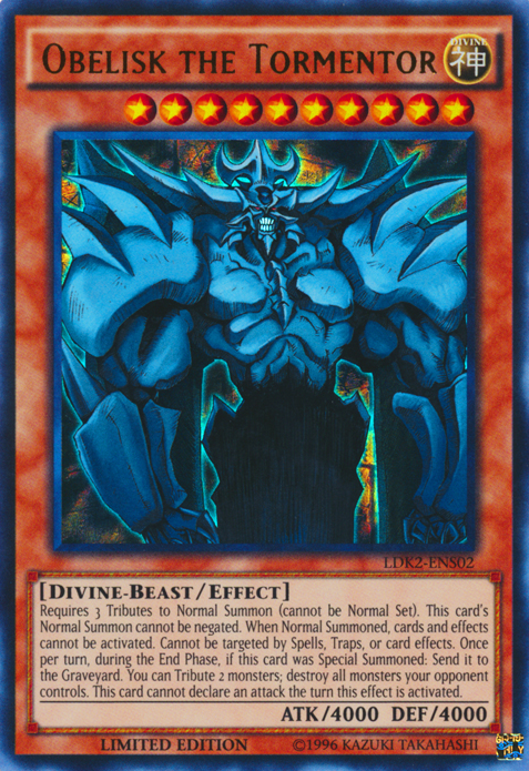 Obelisk the Tormentor [LDK2-ENS02] Ultra Rare | Good Games Adelaide SA