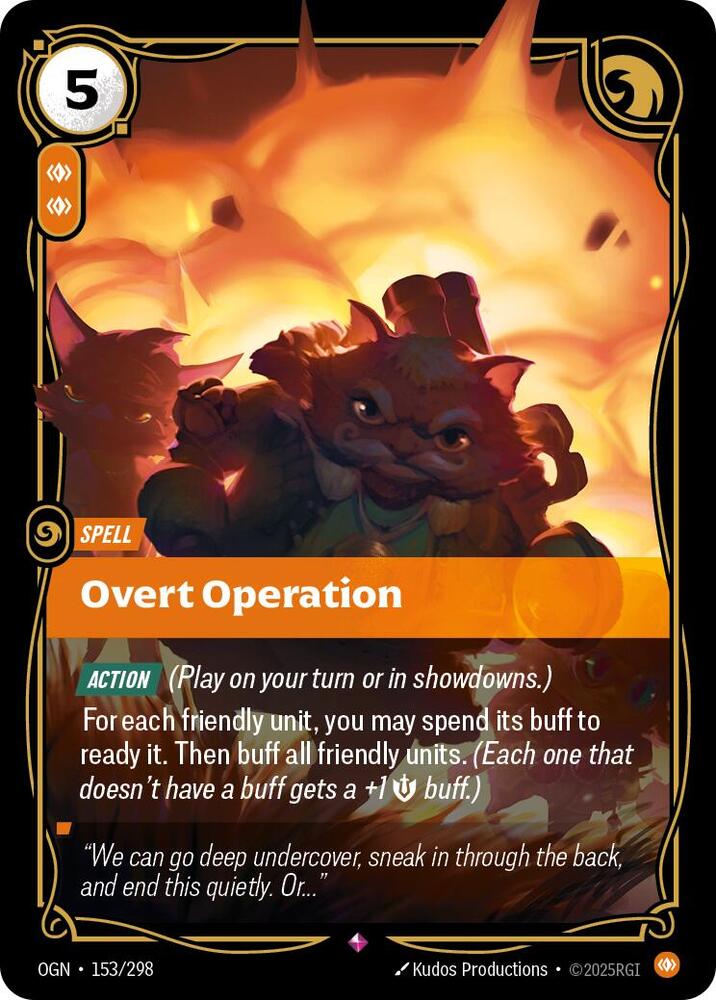 Overt Operation 153/298 (Origins)  - Foil | Good Games Adelaide SA