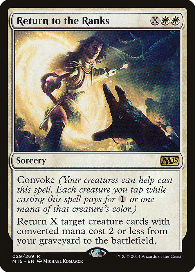 Return to the Ranks 29 (Magic 2015 (M15))  - Foil | Good Games Adelaide SA
