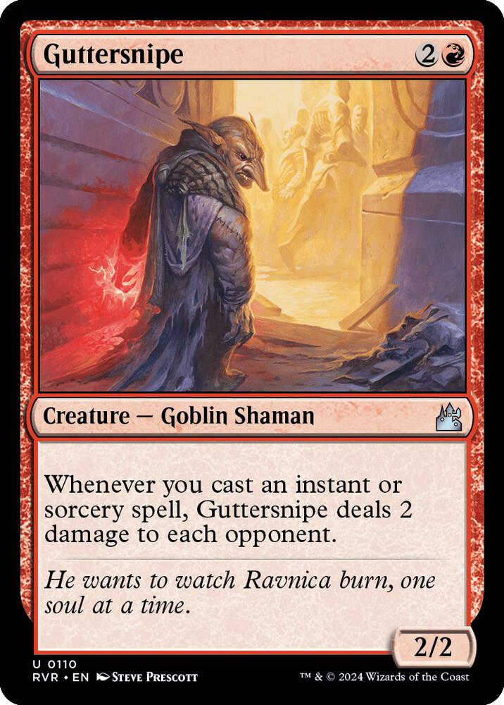 Guttersnipe 110 (Ravnica Remastered)  - Foil | Good Games Adelaide SA