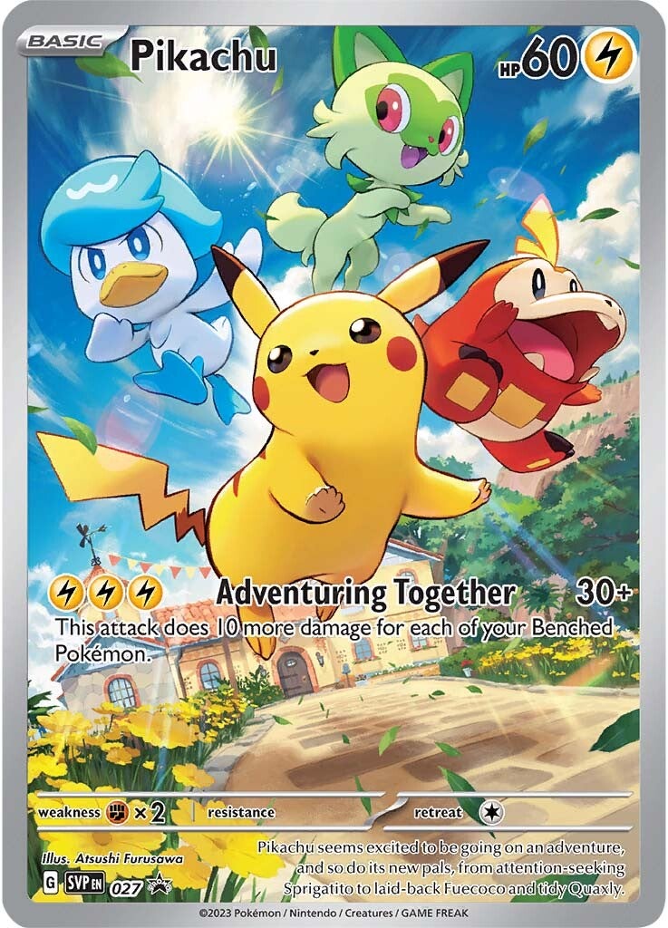Pikachu (027) [Scarlet & Violet: Black Star Promos] | Good Games Adelaide SA