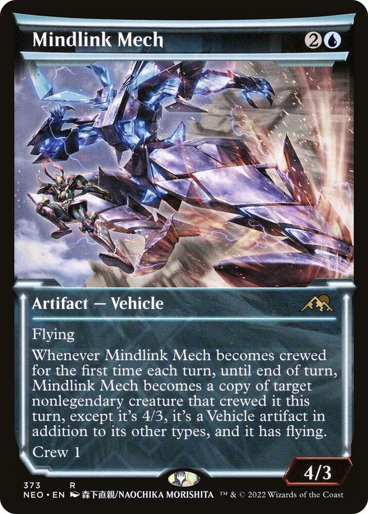 Mindlink Mech 373 (Kamigawa: Neon Dynasty)  - Showcase Foil | Good Games Adelaide SA