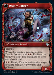 Alluring Suitor // Deadly Dancer (Showcase Fang Frame) [Innistrad: Crimson Vow] | Good Games Adelaide SA