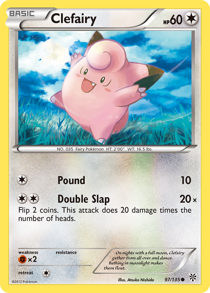 Clefairy (97/135) [Black & White: Plasma Storm] | Good Games Adelaide SA