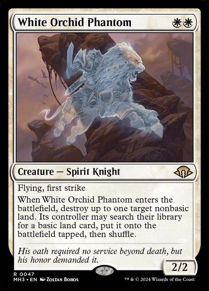 White Orchid Phantom 47 (Modern Horizons 3)  - Foil | Good Games Adelaide SA