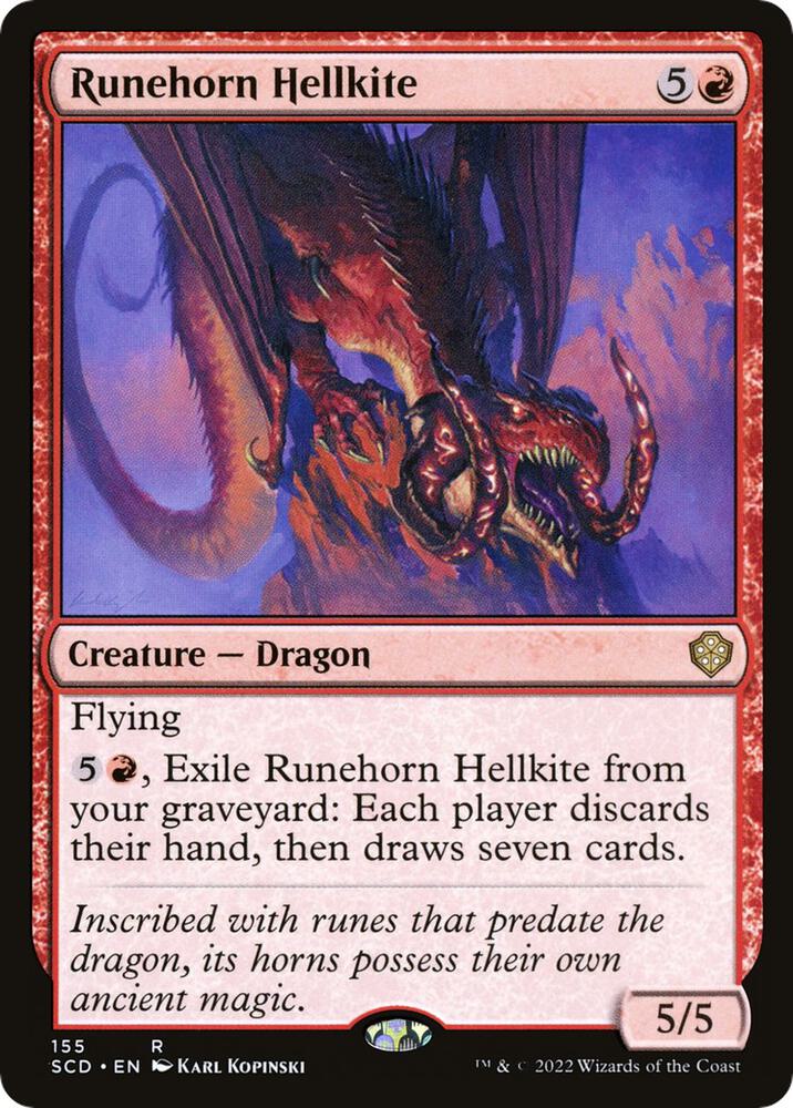 Runehorn Hellkite 155 (Starter Commander Decks)  | Good Games Adelaide SA