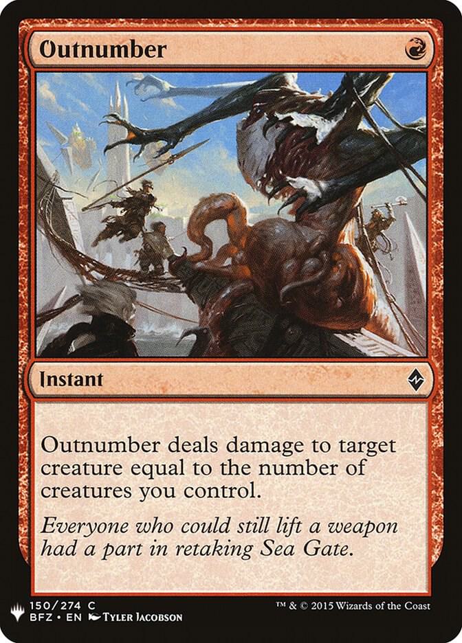 Outnumber 150 (The List Reprints)  | Good Games Adelaide SA