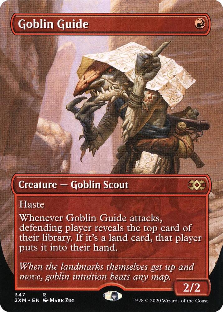 Goblin Guide Borderless 347 (Double Masters)  | Good Games Adelaide SA