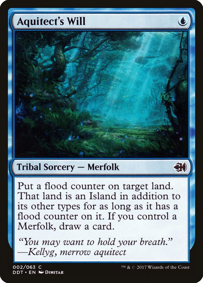 Aquitect's Will 2 (Duel Decks: Merfolk vs. Goblins)  | Good Games Adelaide SA