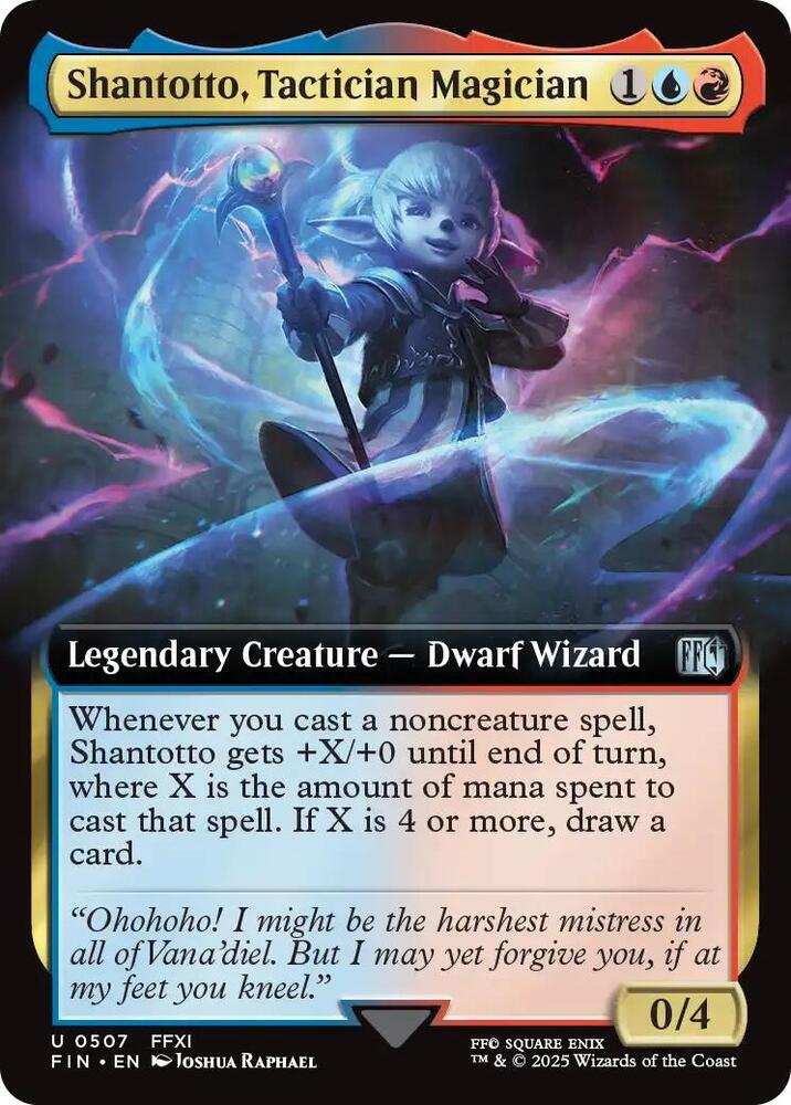 Shantotto, Tactician Magician 507/309 (FINAL FANTASY)  - Extended Art  | Good Games Adelaide SA