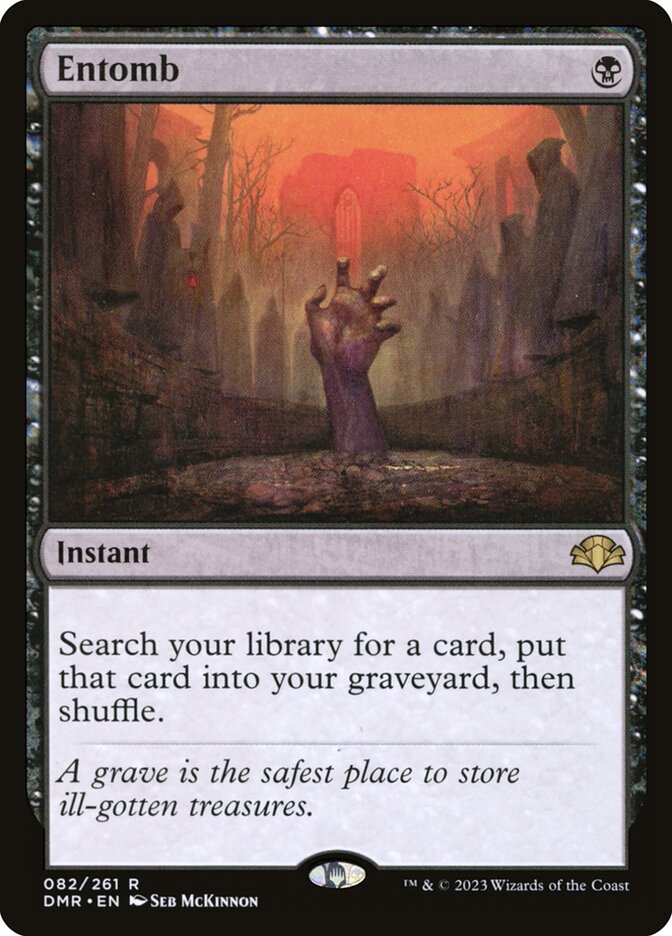 Entomb 82 (Dominaria Remastered)  - Foil | Good Games Adelaide SA