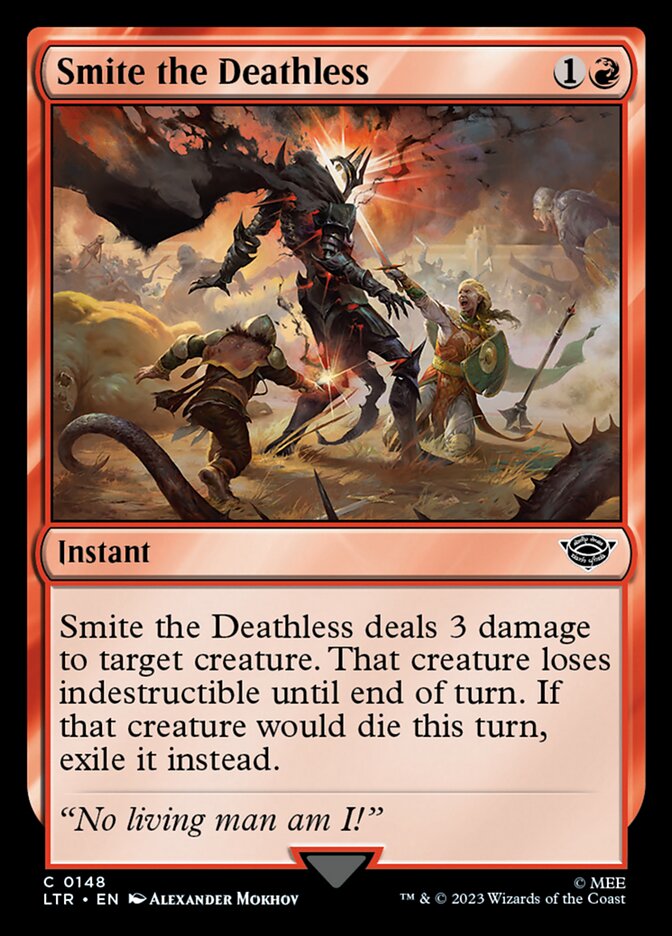 Smite the Deathless 148 (Universes Beyond: The Lord of the Rings: Tales of Middle-earth)  - Foil | Good Games Adelaide SA