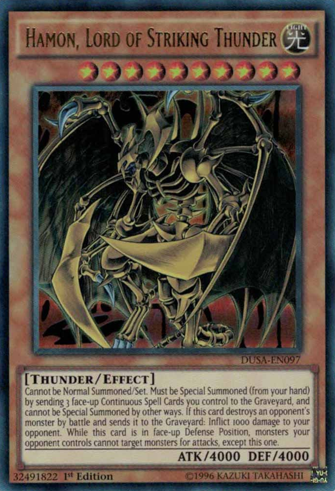 Hamon, Lord of Striking Thunder [DUSA-EN097] Ultra Rare | Good Games Adelaide SA