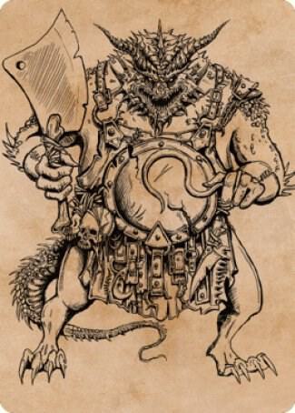Thrakkus the Butcher Art Card 77 (Art Series: Commander Legends: Battle for Baldur's Gate)  | Good Games Adelaide SA