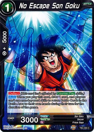 No Escape Son Goku [TB3-065] | Good Games Adelaide SA