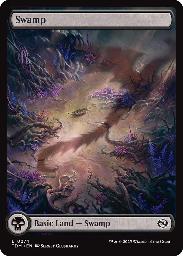 Swamp 274 (Tarkir: Dragonstorm)  - Foil | Good Games Adelaide SA
