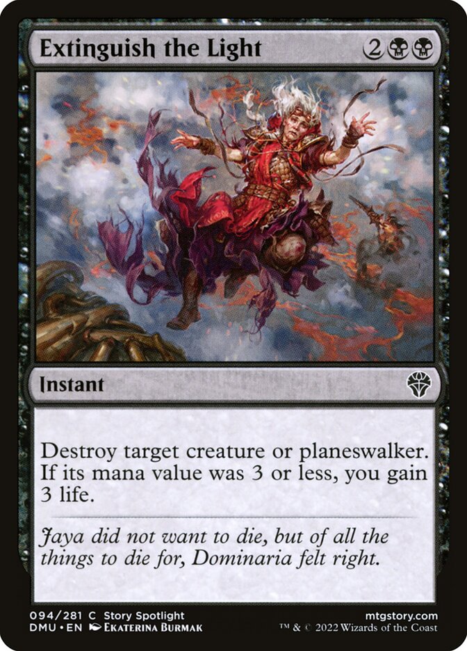 Extinguish the Light 94 (Dominaria United)  - Foil | Good Games Adelaide SA