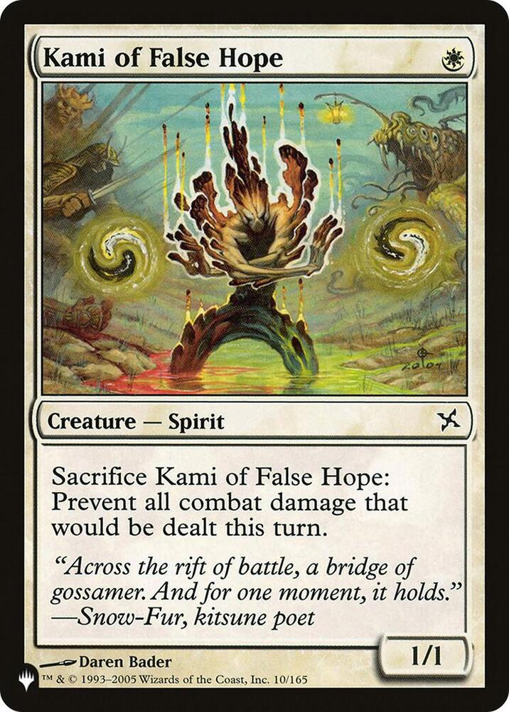 Kami of False Hope 10/165 (The List Reprints)  | Good Games Adelaide SA