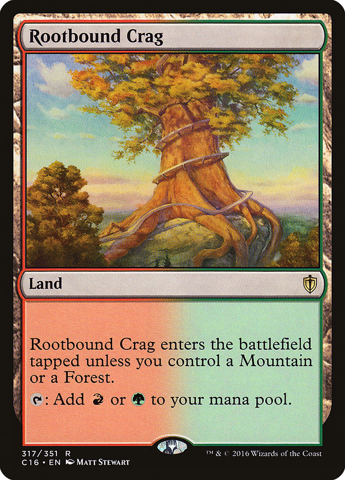 Rootbound Crag [Commander 2016] | Good Games Adelaide SA