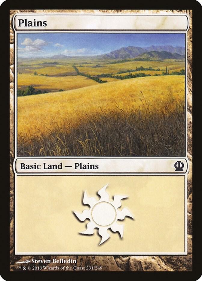 Plains 231 (Theros)  - Foil | Good Games Adelaide SA