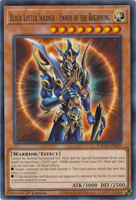 Black Luster Soldier - Envoy of the Beginning [TOCH-EN029] Rare | Good Games Adelaide SA