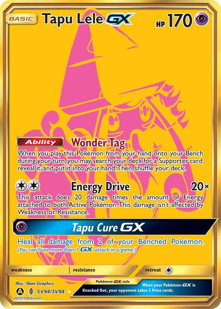 Tapu Lele GX SV94/SV94 (Hidden Fates: Shiny Vault)  - Holofoil | Good Games Adelaide SA