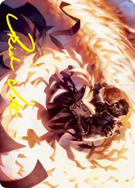 Revel in Silence Art Card (Gold-Stamped Signature) [Strixhaven: School of Mages Art Series] | Good Games Adelaide SA