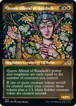 Queen Allenal of Ruadach Showcase 309 (Dominaria United)  - Foil | Good Games Adelaide SA