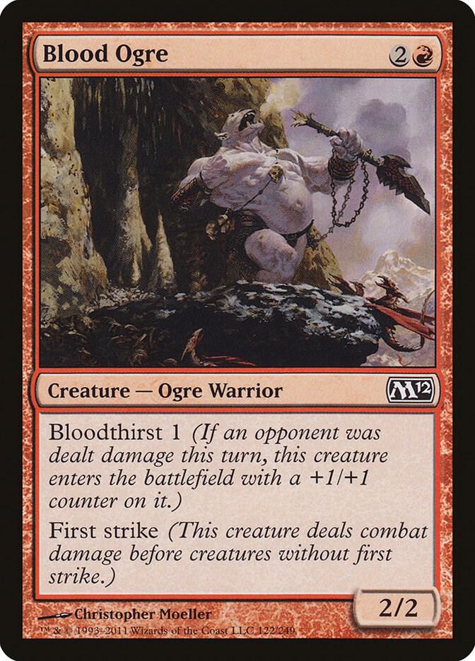 Blood Ogre 122 (Magic 2012 (M12))  | Good Games Adelaide SA
