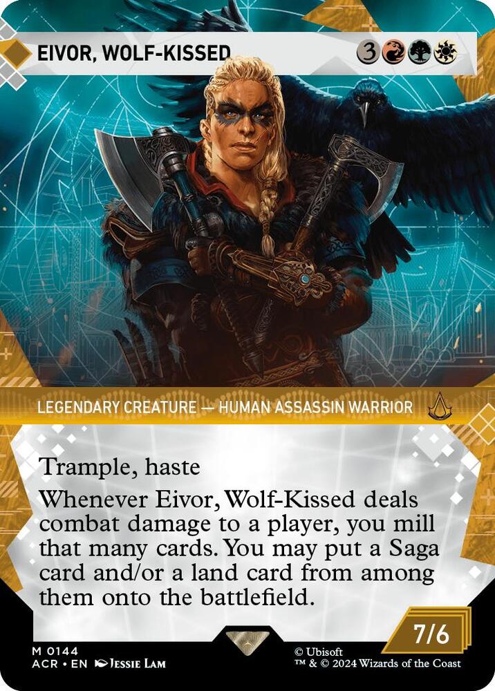 Eivor, Wolf-Kissed 144 (Universes Beyond: Assassin's Creed)  - Foil | Good Games Adelaide SA