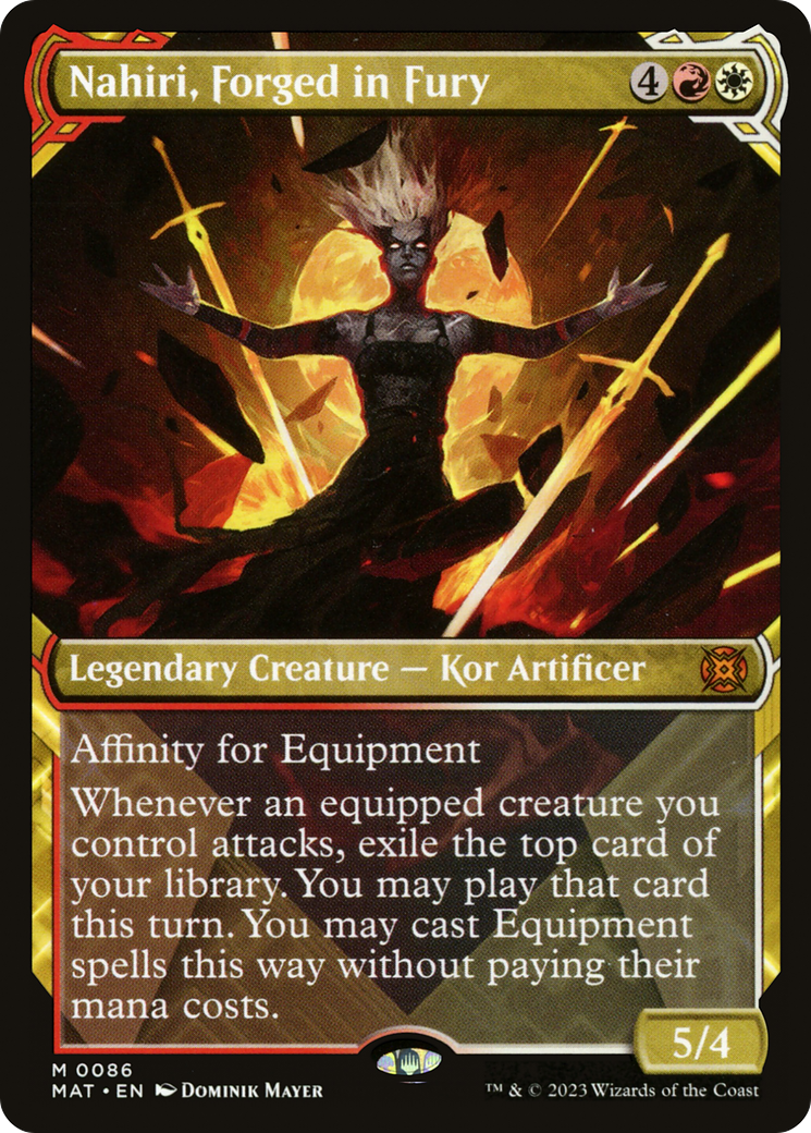 Nahiri, Forged in Fury (Showcase) [March of the Machine: The Aftermath] | Good Games Adelaide SA
