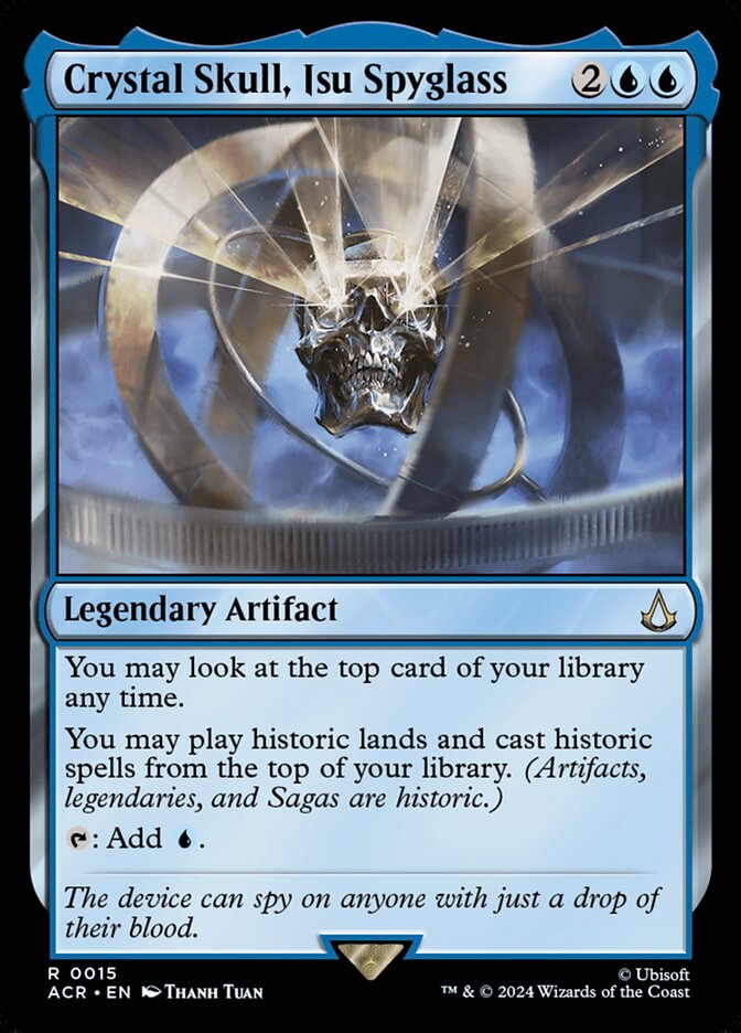 Crystal Skull, Isu Spyglass 15 (Universes Beyond: Assassin's Creed)  - Foil | Good Games Adelaide SA