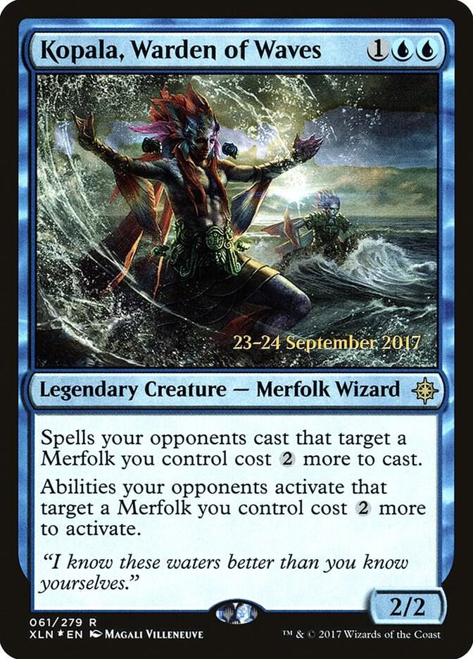Kopala Warden of Waves 61 (Prerelease Cards)  - Foil | Good Games Adelaide SA