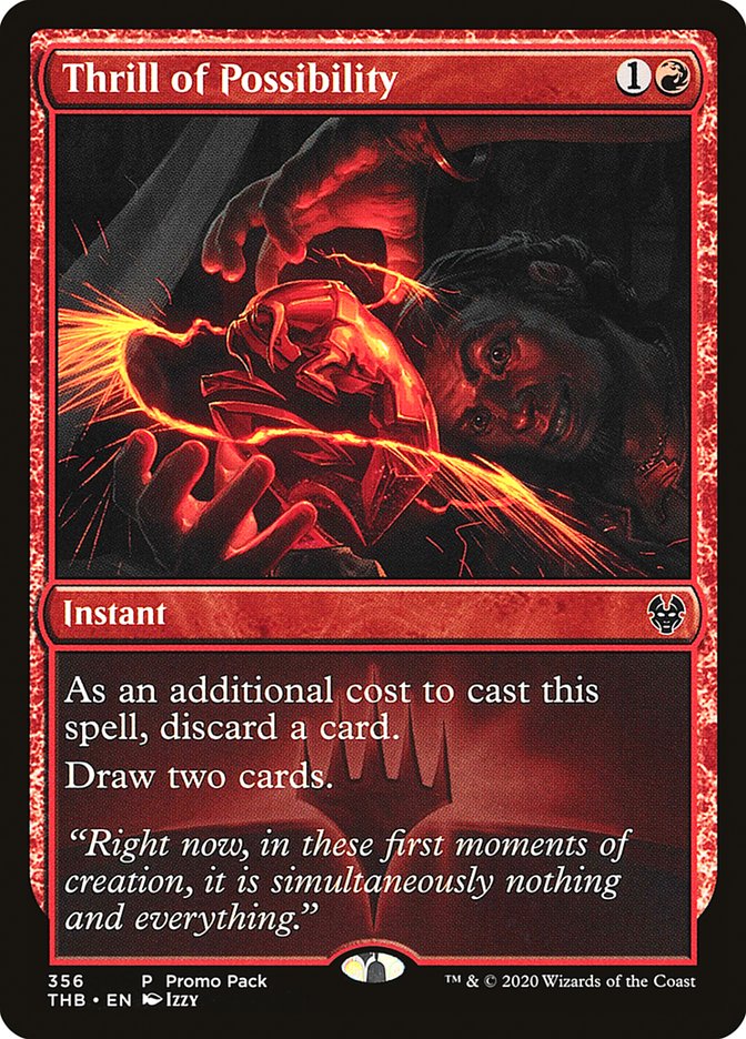 Thrill of Possibility (Promo Pack) [Theros Beyond Death Promos] | Good Games Adelaide SA