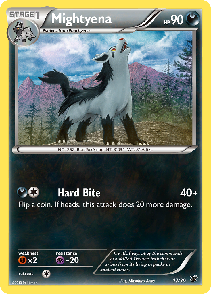 Mightyena (17/39) [XY: Kalos Starter Set] | Good Games Adelaide SA