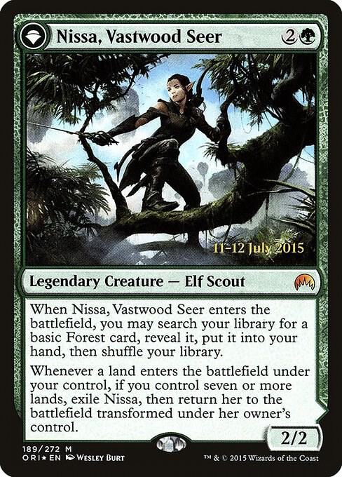 Nissa Vastwood Seer 189 (Prerelease Cards)  - Foil | Good Games Adelaide SA