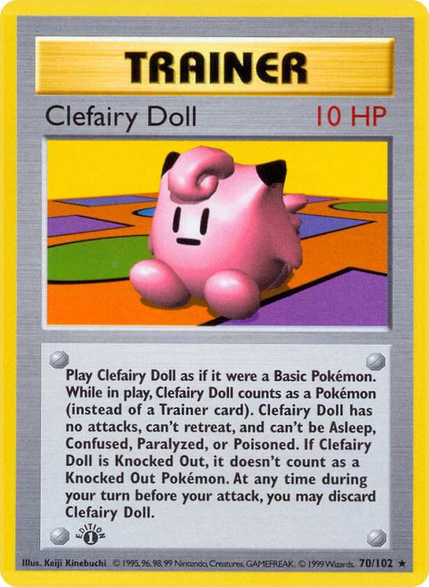 Clefairy Doll 070/102 (Base Set (Shadowless))  - 1st Edition | Good Games Adelaide SA
