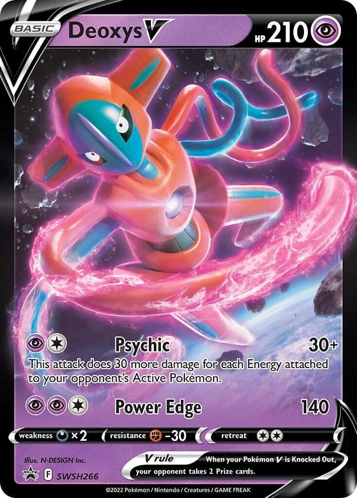 Deoxys V (SWSH266) [Sword & Shield: Black Star Promos] | Good Games Adelaide SA