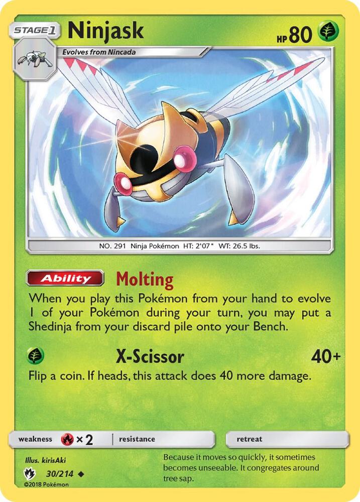 Ninjask 30/214 (SM - Lost Thunder)  | Good Games Adelaide SA