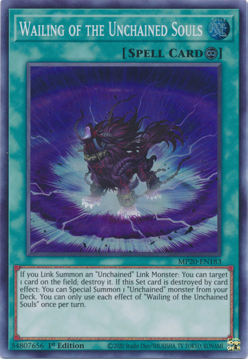 Wailing of the Unchained Souls [MP20-EN183] Super Rare | Good Games Adelaide SA