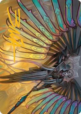 Paragon of Modernity Art Card Gold Stamped Signature 35 (Art Series: Streets of New Capenna)  | Good Games Adelaide SA