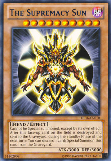 The Supremacy Sun (Blue) [DL16-EN010] Rare | Good Games Adelaide SA