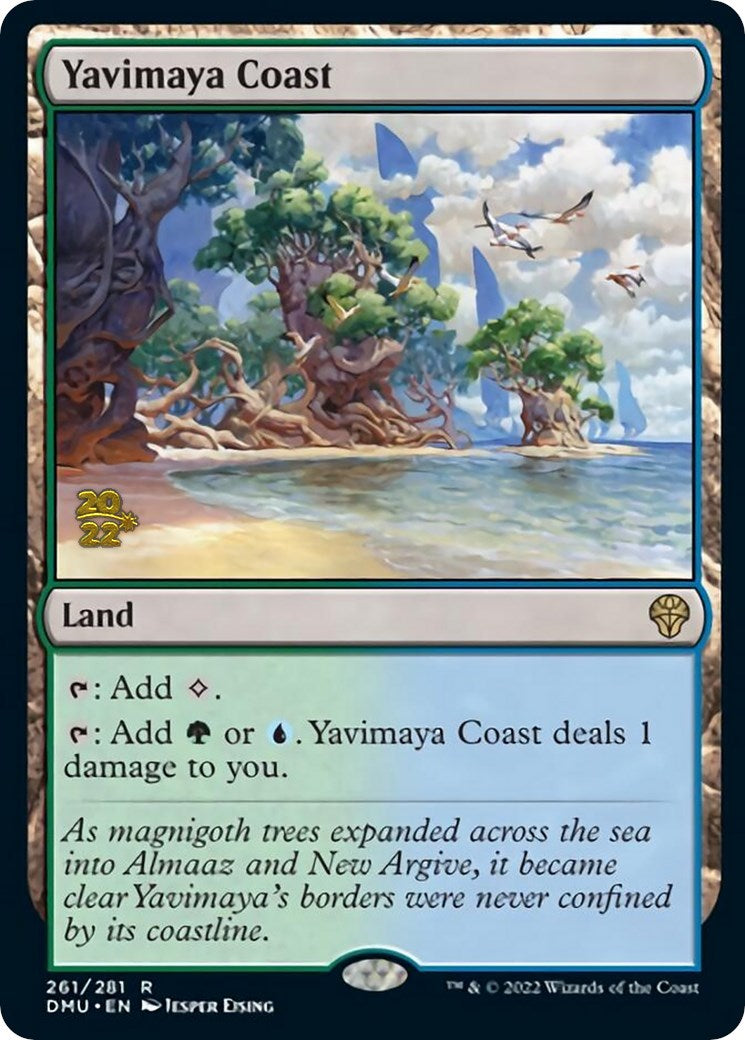 Yavimaya Coast [Dominaria United Prerelease Promos] | Good Games Adelaide SA
