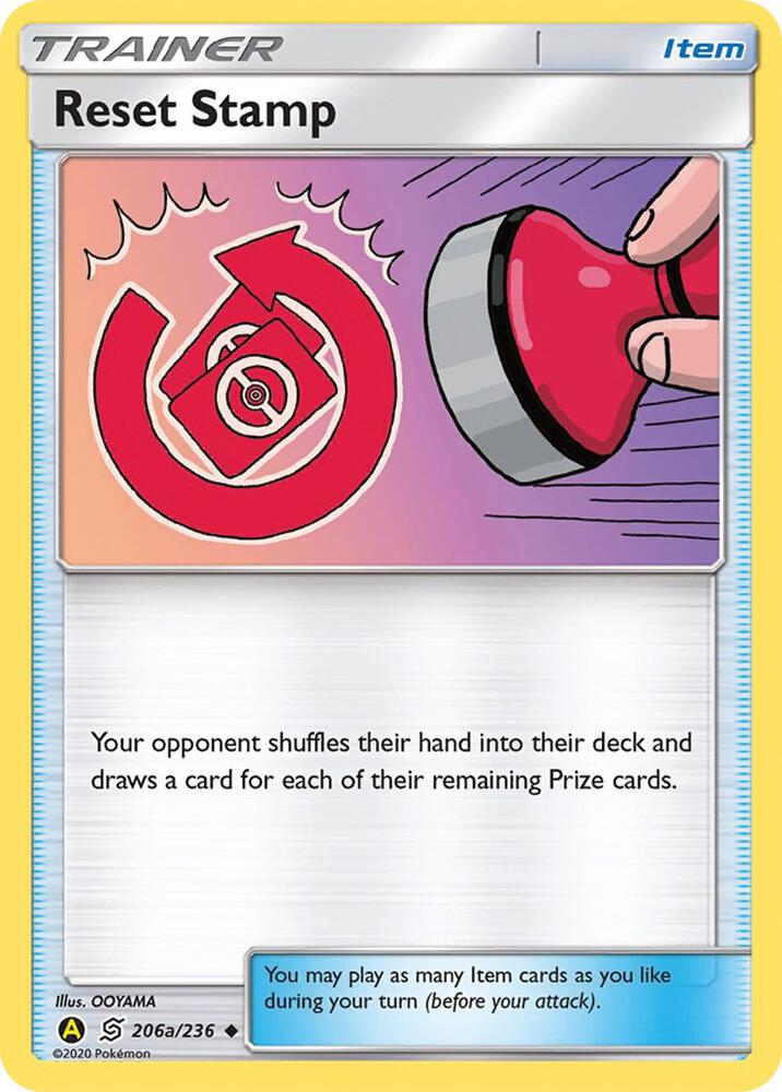 Reset Stamp 206a/236 (Alternate Art Promos)  | Good Games Adelaide SA