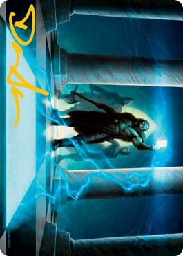 Sudden Insight Art Card Gold Stamped Signature 39 (Art Series: Adventures in the Forgotten Realms)  | Good Games Adelaide SA