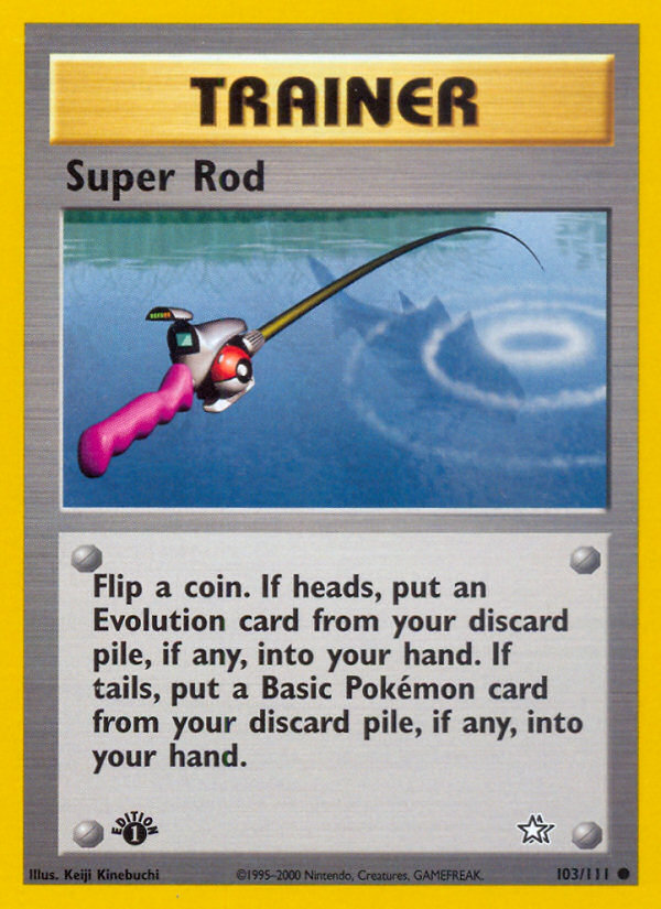 Super Rod (103/111) [Neo Genesis 1st Edition] | Good Games Adelaide SA