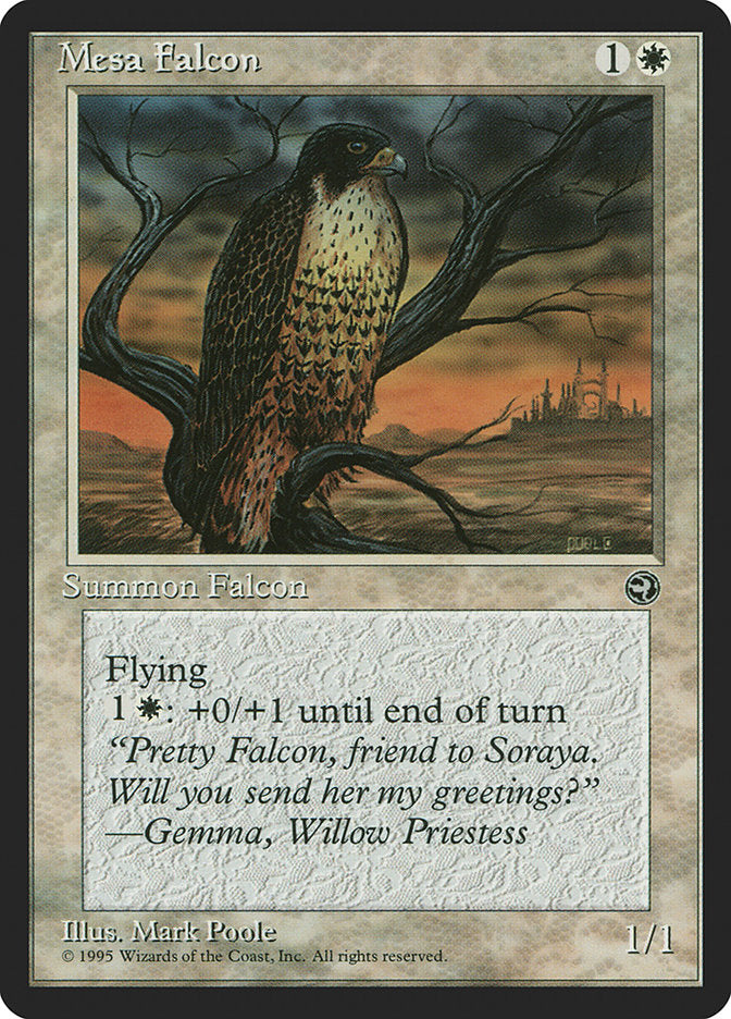 Mesa Falcon (Gemma Flavor Text) [Homelands] | Good Games Adelaide SA