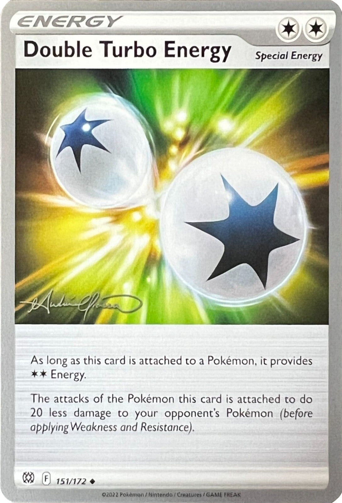 Double Turbo Energy (151/172) (The Shape of Mew - Andre Chiasson) [World Championships 2022] | Good Games Adelaide SA