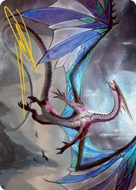 Moonveil Regent Art Card Gold Stamped Signature 44 (Art Series: Innistrad: Midnight Hunt)  | Good Games Adelaide SA